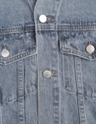 milas91 Geacă de blugi Albastră cu Croială Clasică Anlarra