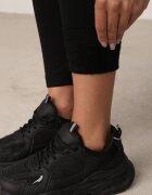 minimi Colanți izolați cu talie înaltă din tricot elastic Toca Negri