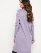 miss poem Cardigan Mov Deschis cu Buzunare Laterale Sartella