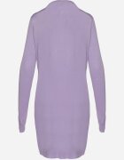 miss poem Cardigan Mov Deschis cu Buzunare Laterale Sartella