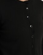 miss poem Cardigan Negru