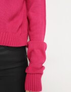 miss poem Maletă fucsia clasică cu inserții rebrate Bishaya