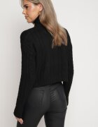 miss poem Maletă Negru cu model împletit Ibuza