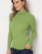 miss poem Maletă Rebrată Verde Deschis cu Croială Ajustată Ahezza