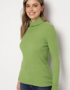 miss poem Maletă Rebrată Verde Deschis cu Croială Ajustată Ahezza