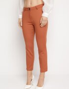 miss poem Pantaloni Maro deschis 7/8 cu talie regulară Kintsu