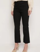 miss poem Pantaloni Negri Largi de costum cu talie înaltă Haretia
