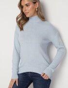 miss poem Pulover Albastru deschis Asimetric cu borduri elastice Averssa