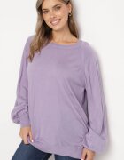 miss poem Pulover Violet supradimensionat cu manșete largi Nittia