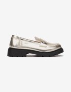  Mocasini Aurii Slip-on Cu Talpă Groasă Proserpina