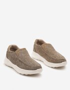  Mocasini bej închis plati slip-on Oannesa