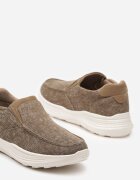  Mocasini bej închis plati slip-on Oannesa