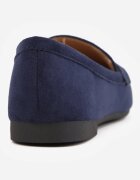  Mocasini cu ornamente metalice Cillora Bleumarin