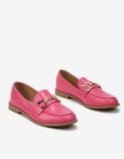  Mocasini Fucsia Clasici cu Cataramă Elegantă Alcmeria