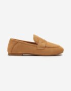  Mocasini Maro Clasici Plati Slip-on cu Baretă Decorativă Ianestia