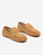  Mocasini Maro Clasici Plati Slip-on cu Baretă Decorativă Ianestia