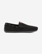 Mocasini Negri Slip-on cu Branț din Piele Naturală Illoma