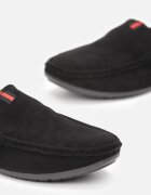  Mocasini Negri Slip-on cu Branț din Piele Naturală Illoma