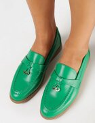  Mocasini Verzi Eleganti cu Pandantiv Decorativ Biaga