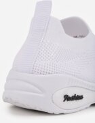 modern world Pantofi sport sneakers albi tip slip-on cu plasă Oaradah