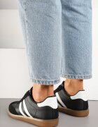 modern world Sneakers Negri în Stil Tenisi Clasici cu Cusături Decorative Revasa