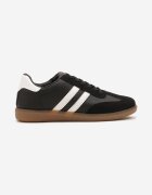 modern world Sneakers Negri în Stil Tenisi Clasici cu Cusături Decorative Revasa