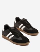modern world Sneakers Negri în Stil Tenisi Clasici cu Cusături Decorative Revasa