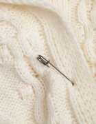 moni&co Cardigan Bej deschis Fără închidere Lung cu Glugă Wanharice