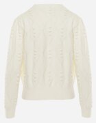 moni&co Pulover Bej cu Fason Clasic și Broderie Decorativă Aggela