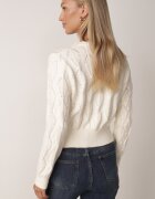 moni&co Pulover Bej deschis cu croială clasică cu flori brodate Chasane