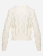 moni&co Pulover Bej deschis cu croială clasică cu flori brodate Chasane