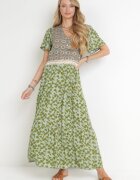 moni&co Rochie Verde închis Cloș Maxi Stemone
