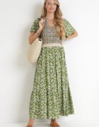 moni&co Rochie Verde închis Cloș Maxi Stemone