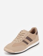 mulanka Adidași Bej-Maro cu Model Geometric Jannata