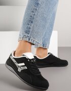 mulanka Adidași Negri Decorați cu Model Geometric Zebră Arulia