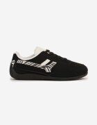 mulanka Adidași Negri Decorați cu Model Geometric Zebră Arulia