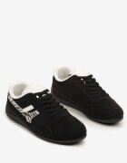 mulanka Adidași Negri Decorați cu Model Geometric Zebră Arulia