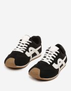 mulanka Adidași Negri Decorați cu Motiv Geometric Ardetia