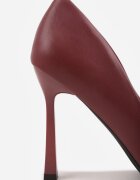mulanka Pantofi cu toc stiletto clasici pe toc subțire Genesia Bordo