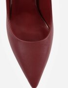 mulanka Pantofi cu toc stiletto clasici pe toc subțire Genesia Bordo