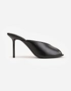 mulanka Papuci Negri pe toc stiletto Decorați cu decupaje Berineli