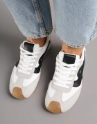mulanka Sneakers albi decorate cu motiv geometric Ardetia