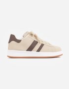 mulanka Sneakers Bej cu maro