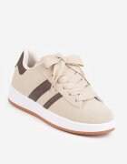 mulanka Sneakers Bej cu maro