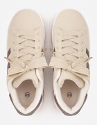 mulanka Sneakers Bej cu maro
