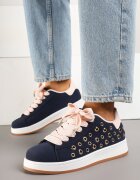 mulanka Sneakers Bleumarin Decorați cu nituri Felorenia