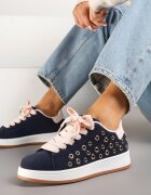mulanka Sneakers Bleumarin Decorați cu nituri Felorenia