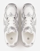 mulanka Sneakers din plasă cu talpă din spumă cu cusături decorative Faria Albi