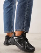 mulanka Sneakers din plasă cu talpă din spumă cu cusături decorative Faria Negri
