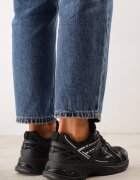 mulanka Sneakers din plasă cu talpă din spumă cu cusături decorative Faria Negri